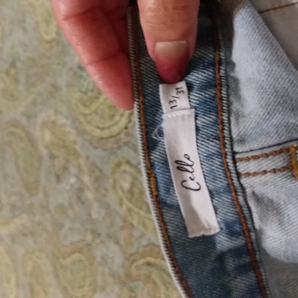 Cello Distressed Boyfriend Jeans, size 13 - Picture 4 of 6